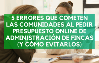 Errores al pedir presupuesto online — Administraciones San Jorge