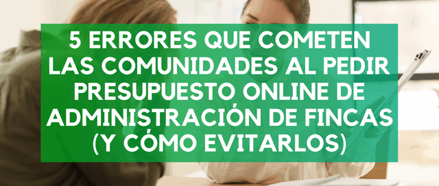 Errores al pedir presupuesto online — Administraciones San Jorge